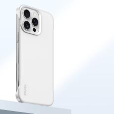 SULADA - SULADA iPhone 15 Pro Max Skal Frameless PU + PC Bakcover - Vit