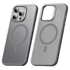 SULADA - SULADA iPhone 15 Pro Max Skal MagSafe Ultra-Tunn PC+TPU Grå