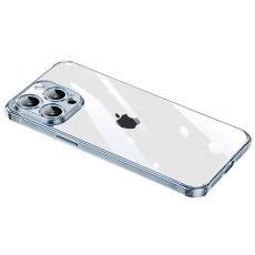 SULADA - SULADA iPhone 15 Pro Max Skal TPU + Härdat Glas Transparent Blå