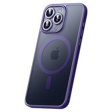 SULADA - SULADA iPhone 15 Pro Skal MagSafe Anti-scratch Mörklila