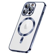 SULADA - SULADA iPhone 15 Pro Skal Tempererat Glas + TPU - Titanium Blue