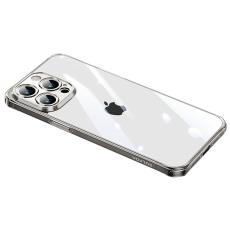 SULADA - SULADA iPhone 15 Pro Skal TPU + Härdat Glas Transparent Svart
