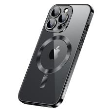 SULADA - SULADA iPhone 15 Pro Skal TPU och Härdat Glas MagSafe - Svart