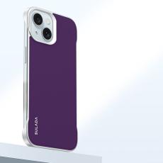 SULADA - SULADA iPhone 15 Skal Frameless PU + PC Bakside - Lila