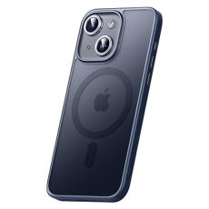 SULADA - SULADA iPhone 15 Skal MagSafe Skin-touch Titanium Blå