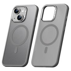 SULADA - SULADA iPhone 15 Skal MagSafe Ultra-Tunn PC+TPU Titan Grå
