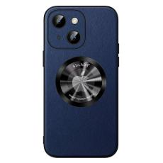 SULADA - SULADA iPhone 15 Skal PU Läder + TPU MagSafe Kompatibel - Blå