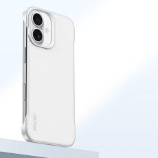 SULADA - SULADA iPhone 16 Plus Skal Frameless PU + PC Bakside - Vit