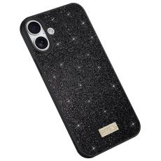 SULADA - SULADA iPhone 16 Plus Skal PU Läder + PC + TPU Glittrande Svart