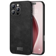 SULADA - SULADA iPhone 16 Pro Max Skal PU Läder TPU PC Baksidan - Svart
