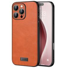 SULADA - SULADA iPhone 16 Pro Max Skal PU Läder TPU PC Orange