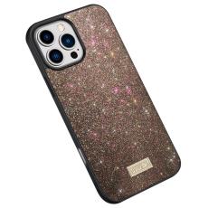 SULADA - SULADA iPhone 16 Pro Max Skal PU Läder+PC+TPU Glittrande Flerfärgad