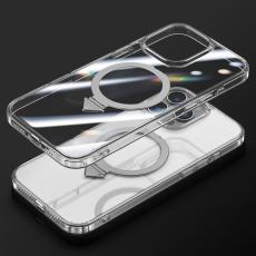 SULADA - SULADA iPhone 16 Pro Skal MagSafe Ställ Klar Hård PC Transparent