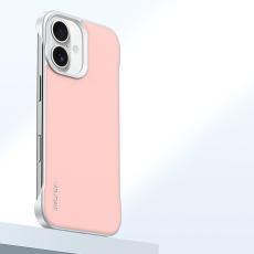 SULADA - SULADA iPhone 16 Skal Frameless PU + PC Baksida - Rosa