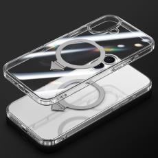 SULADA - SULADA iPhone 16 Skal MagSafe Ställ Klar Hård PC Transparent