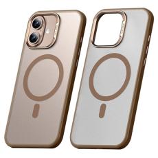 SULADA - SULADA iPhone 16 Skal MagSafe Ultra-Tunn PC+TPU Guld