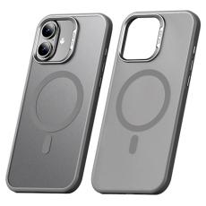 SULADA - SULADA iPhone 16 Skal MagSafe Ultra-Tunn PC+TPU Titanium Grey