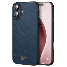 SULADA - SULADA iPhone 16 Skal PU Läder + TPU + PC Baksida - Blå