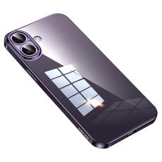 SULADA - SULADA iPhone 16 Skal Ultra-Tunt Elektropläterat TPU Klar - Lila