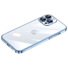SULADA - SULADA JINGJIA iPhone 15 Pro Skal Hård PC Klarglas Blå