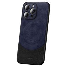 SULADA - SULADA Magnetic Series iPhone 15 Pro Max Skal Läder Sapphire