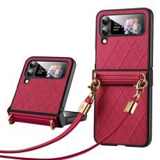 SULADA - SULADA Galaxy Z Flip4 5G Skal Shockproof Röd