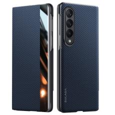 SULADA - SULADA Galaxy Z Fold4 5G Skal Läder Kortfodral Blå