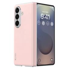 SULADA - SULADA Galaxy Z Fold7 5G Skal Läder MagSafe Skydd Rosa