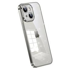 SULADA - SULADA XingZuan iPhone 15 Plus Skal Glitter Rhinestone Vit