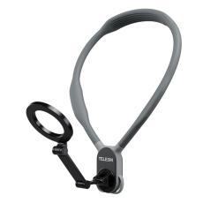 TELESIN - TELESIN MNM-001 iPhone 12-16 Silikon Nackmonterad Selfie Stick Grå