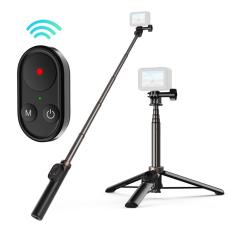 TELESIN - TELESIN TE-RCSS-001 Selfie Stick Tripod Bluetooth Svart