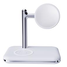 OEM - V8S Trådlös laddningsstation för Samsung Galaxy Buds/Watch - Vit