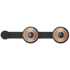 OEM - W-162 3-i-1 Fällbar Laddningsdocka Magnetisk Trådlös Laddare - Svart