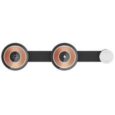 OEM - W-162 3-i-1 Fällbar Laddningsdocka Magnetisk Trådlös Laddare - Vit