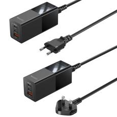 OEM - YESIDO YC77 GaN Skrivbordsladdare USB+2 Type-C - EU Kontakt