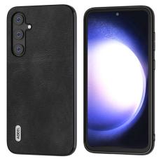 ABEEL - ABEEL Cowhide Texture Fodral för Samsung Galaxy S23 FE - Svart