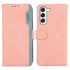 ABEEL - ABEEL Galaxy S22 5G Wallet Case RFID Skydd Läder Rosa