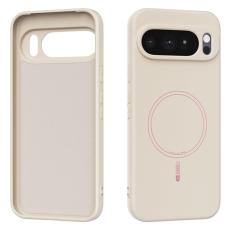 ABEEL - ABEEL Google Pixel 10 Pro XL Skal MagSafe Liquid Silicone Beige