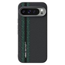 ABEEL - ABEEL Google Pixel 10 Pro XL Skal PC TPU Aluminium Läder - Textur 2