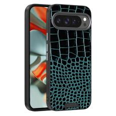 ABEEL - ABEEL Google Pixel 9 Pro XL Skal MagSafe Krokodilgrön
