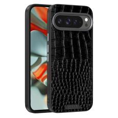 ABEEL - ABEEL Google Pixel 9 Pro XL Skal MagSafe Krokodiltextur Svart