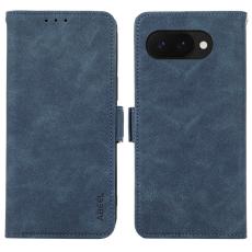 ABEEL - ABEEL Google Pixel 9a Fodral PU L&auml;der Folio St&auml;ll Bl&aring;