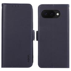 ABEEL - ABEEL Google Pixel 9a Skal L&auml;der Fodral med RFID Blockering Bl&aring;