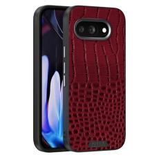 ABEEL - ABEEL Google Pixel 9a Skal MagSafe Kompatibel Krokodil R&ouml;d