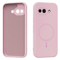 ABEEL - ABEEL Google Pixel 9a Skal MagSafe Kompatibel Silikon Rosa