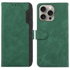 ABEEL - ABEEL iPhone 12 / 12 Pro Skal RFID Blocking L&auml;der Gr&ouml;n