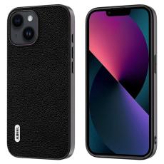 ABEEL - ABEEL iPhone 13 Skal Ultra-Tunt Läder Svart