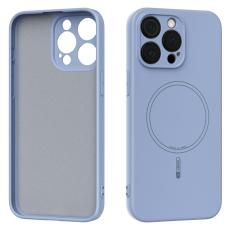 ABEEL - ABEEL iPhone 14 Pro Max Skal MagSafe Sky Blue Liquid Silicone