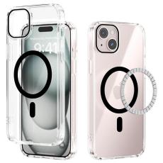 ABEEL - ABEEL iPhone 14 Skal MagSafe Anti Scratch Klar TPU Svart