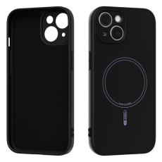 ABEEL - ABEEL iPhone 14 Skal MagSafe Liquid Silicone Svart